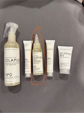 OLAPLEX No.0 Intensive Bond Building Treatment - 

Bottle circled in Orange